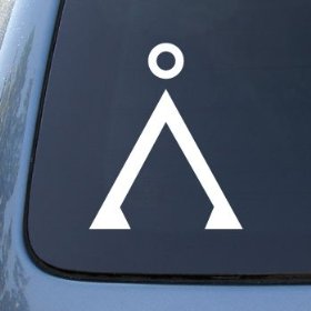 Show details of STARGATE EARTH - Vinyl Decal Sticker #A1374 | Vinyl Color: White.