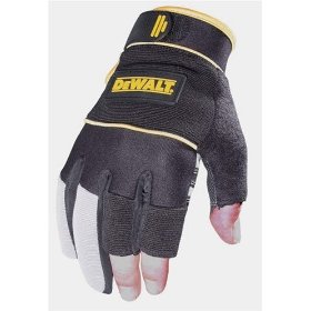 Show details of Dewalt DPG24M 3-Finger Framing Work Glove with Soft Neoprene Wrist Band For Added Comfort and Easy Pull-On Tab, Medium.