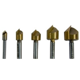 Show details of Mibro 589201 5-Piece Titanium Coated Countersinks.