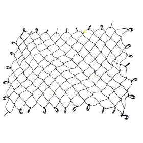 Show details of Super-Duty JUMBO Cargo Net with 32 Hooks - 6' x 8' - Stretches to 10' x 14'!.