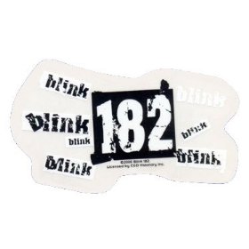 Show details of Blink 182 - Clear Window Sticker / Decal.