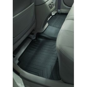 Show details of WeatherTech 440032 Black Extreme Duty Rear Floor Liner.