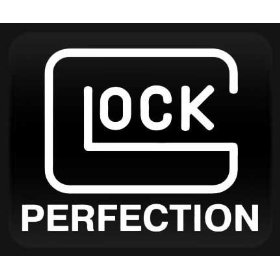 Show details of Glock Perfection White Sticker Decal.