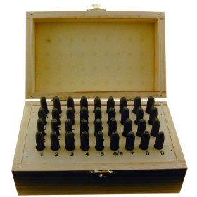 Show details of 5/32'' (4mm) NUMBER N LETTER PUNCH 36 PIECE SET 4mm (5/32'').