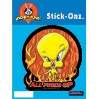 Show details of Tweety All Fired Up Holographic Decal.