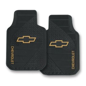 Show details of Chevy Factory Style Trim-To-Fit Molded Passenger/Driver Front Floor Mats - Set of 2.