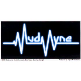 Show details of Mudvayne - Heartbeat Logo on Black - Sticker / Decal.