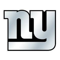 Show details of New York Giants Silver Auto Emblem.