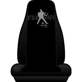 Show details of Elvis Presley Silhouette Universal Bucket Seat Cover.