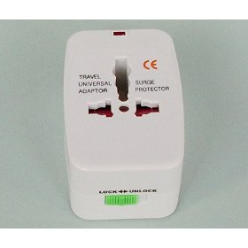 Show details of Universal International Travel Plug Adapter for all Countries.