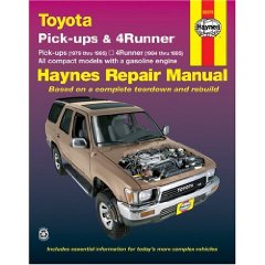 Show details of Toyota Pickup   '79'95 (Haynes Manuals) (Paperback).