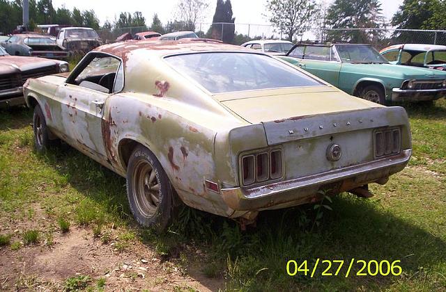 1970 FORD MUSTANG Gray Court SC 29645 Photo #0001899A