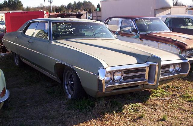 1969 PONTIAC BONNEVILLE Gray Court SC 29645 Photo #0001972A