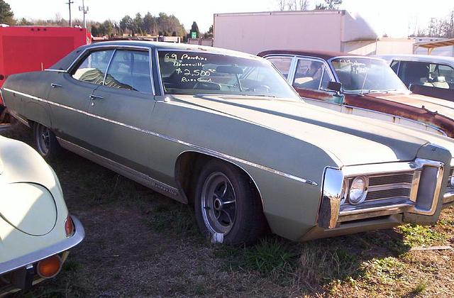 1969 PONTIAC BONNEVILLE Gray Court (near Greenville) SC 29645 Photo #0005365A