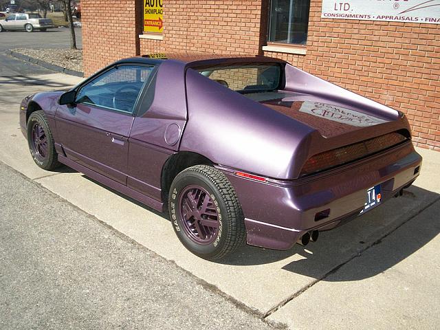 1985 PONTIAC FIERO GT Troy MI 48084 Photo #0005430A