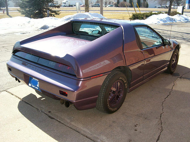 1985 PONTIAC FIERO GT Troy MI 48084 Photo #0005430A