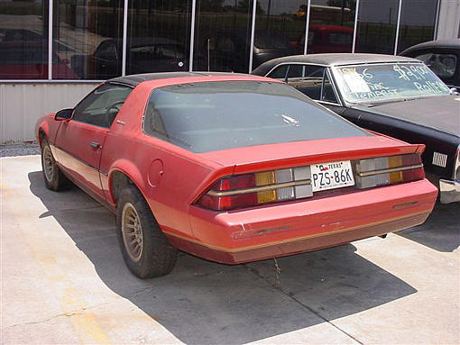 1985 CHEVROLET CAMARO BERLINETTA New Braunfels TX 78132 Photo #0005566A