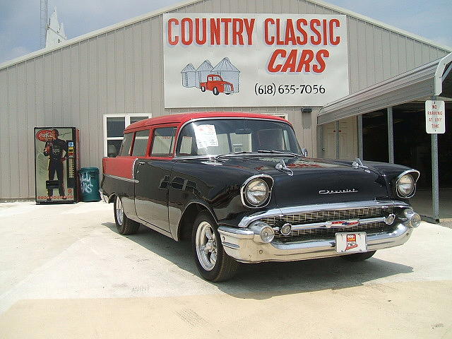 1957 CHEVROLET WAGON Staunton IL 62088 Photo #0005845A