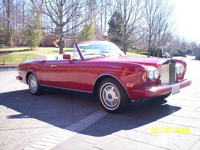 1987 ROLLS ROYCE CORNICHE Fort Mill SC 29708 Photo #0008579A