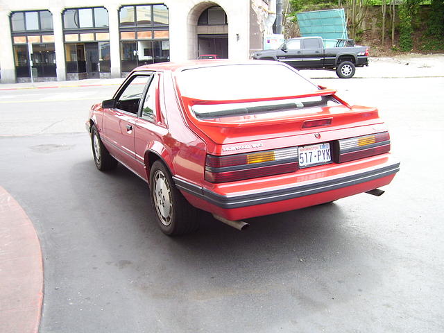 1986 FORD MUSTANG SVO Tacoma WA 98402 Photo #0010031A