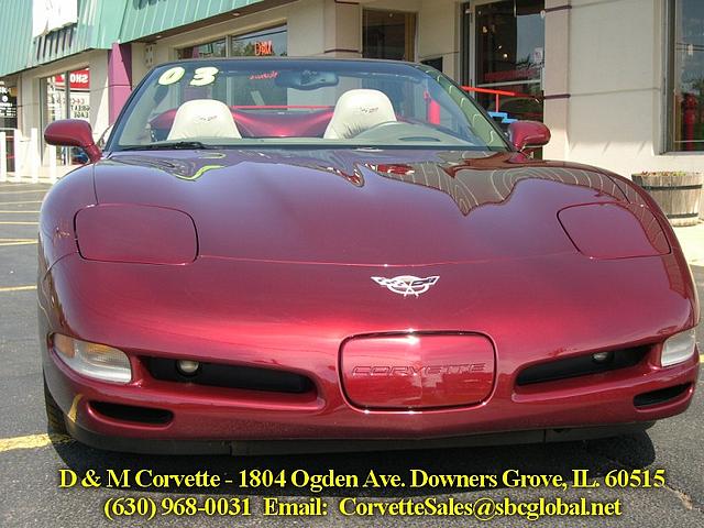 2003 CHEVROLET CORVETTE (50TH ANNIV) Downers Grove IL 60515 Photo #0010440A