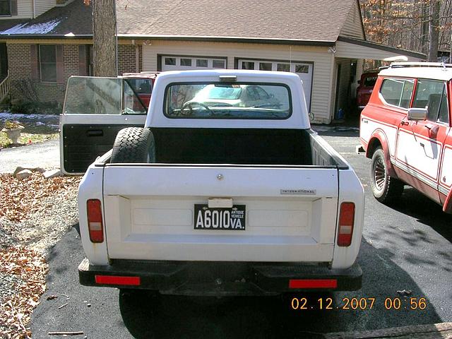 1976 INTERNATIONAL SCOUT II nokesville VA 20181 Photo #0011117A