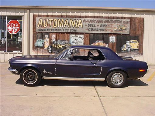 1968 FORD MUSTANG New Braunfels TX 78132 Photo #0011496A