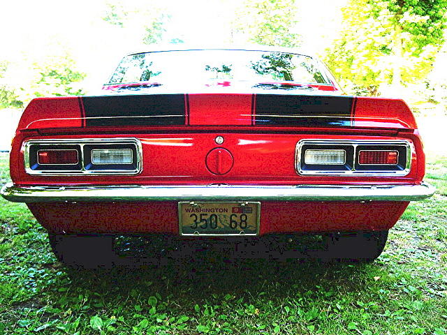 1968 CHEVROLET CAMARO Sammamish WA 98074 Photo #0011537A