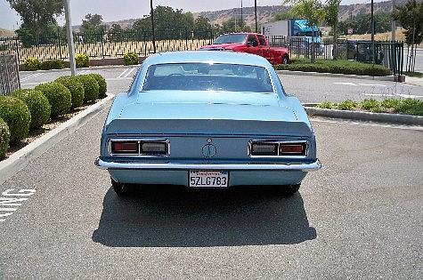 1968 CHEVROLET CAMARO Redlands CA 92373 Photo #0012311A