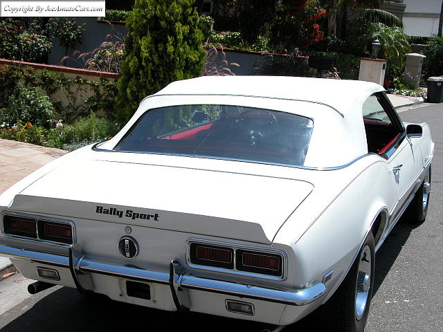 1968 CHEVROLET CAMARO Costa Mesa CA 92627 Photo #0012340A