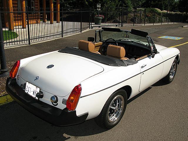 1980 MG MGB CONVERTIBLE Eugene OR 97403 Photo #0014154A