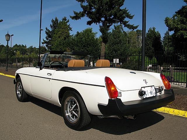 1980 MG MGB CONVERTIBLE Eugene OR 97403 Photo #0014154A