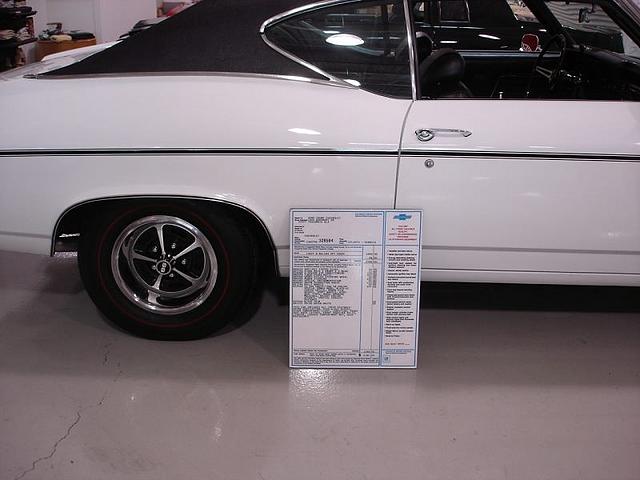 1969 CHEVROLET CHEVELLE SS396 Burr Ridge IL 60527 Photo #0015178A