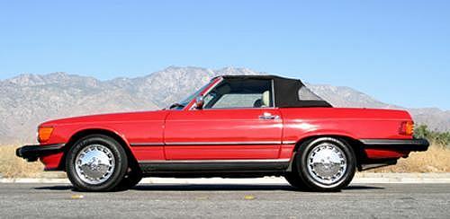 1987 MERCEDES BENZ 560SL Palm Springs CA 92264 Photo #0015833A