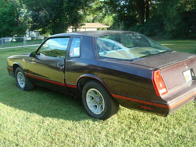 1987 CHEVROLET MONTE CARLO SS (AEROCOUPE) Dade City FL 33523-6992 Photo #0020320A