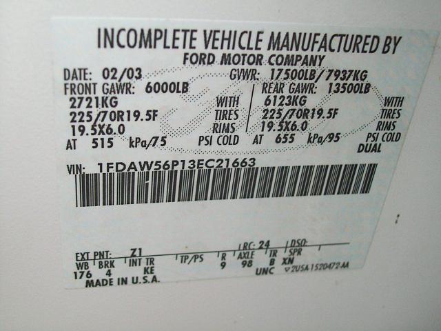 2003 FORD F550 Somerset KY 42501 Photo #0024885A