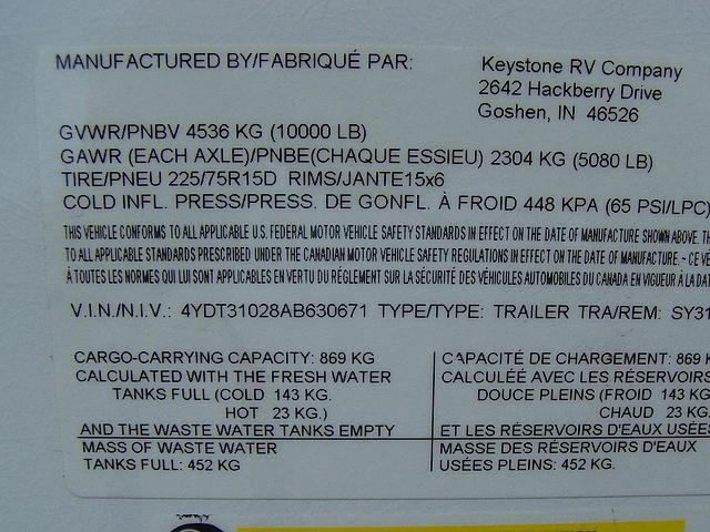 2010 KEYSTONE OUTBACK 310BHS Boerne TX 78006 Photo #0032422A