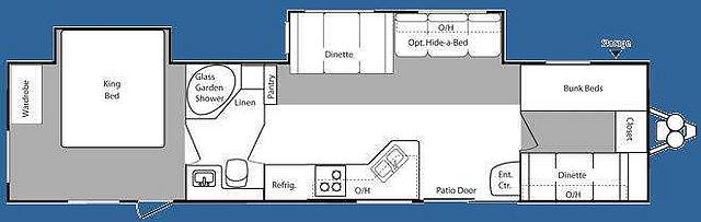 2010 KEYSTONE RV HIDEOUT 38BHDS Batavia OH 45103 Photo #0033805A