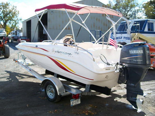 2009 Hurricane 172GS Fun Deck Our yard Alb NY 05491 Photo #0041656A