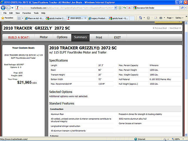 2004 Tracker GRIZZLY 2072 - All Weld - Grapevine TX Photo #0046021A