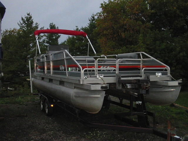 1988 SUN TRACKER BARTY BARGE 24 Morristown NY 13664 Photo #0051894A