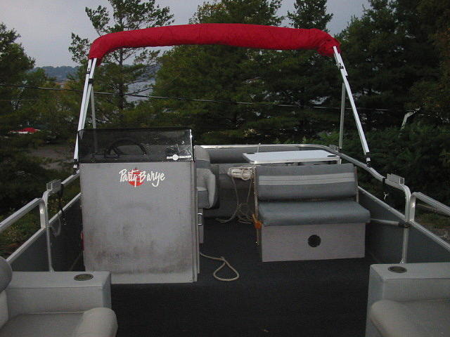 1988 SUN TRACKER BARTY BARGE 24 Morristown NY 13664 Photo #0051894A