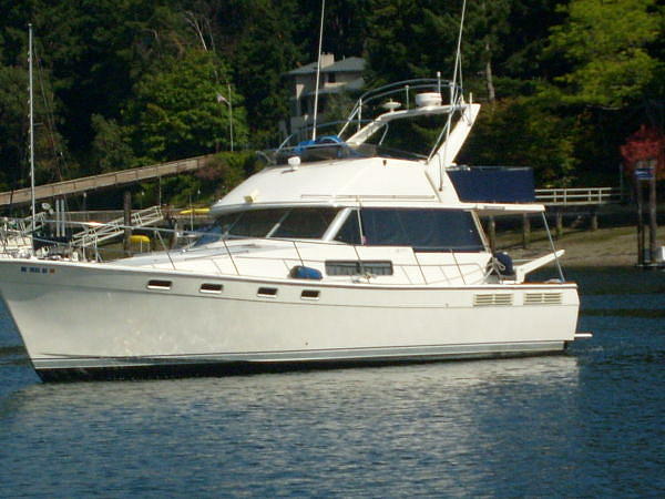 1989 Bayliner 3888 BOW AND STERN THRUST Gig Harbor WA 98335 Photo #0051939A