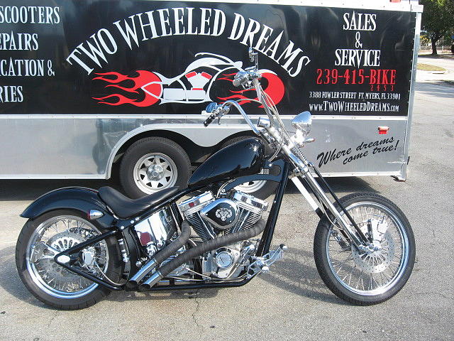 2008 BIG INCH BIKES Derririger Softail Bobber Fort Myers FL Photo #0056688F