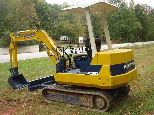 1988 KOMATSU PC20-6 Greenville SC Photo #0065488A