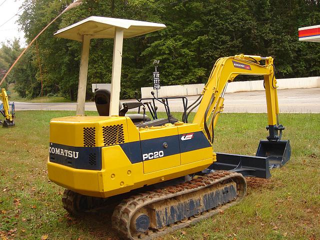 1988 KOMATSU PC20-6 Greenville SC Photo #0065488A