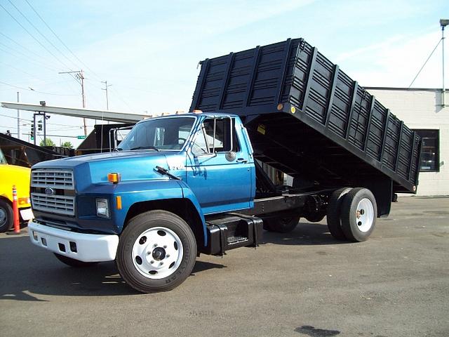 1994 FORD F700 14' Flatbe Kent WA 98032 Photo #0066062A