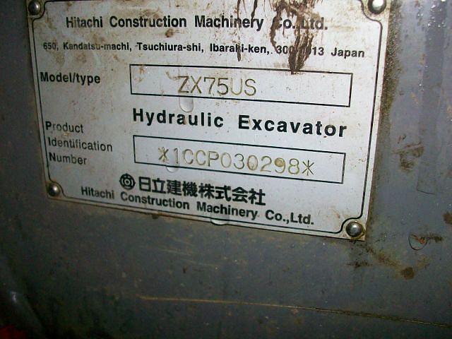 2002 HITACHI ZX75US Everett WA 97301 Photo #0070719A