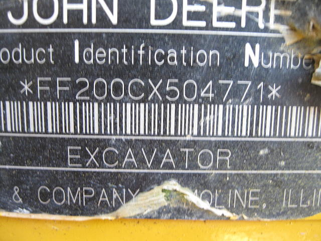 2004 JOHN DEERE 200C LC Uniontown PA 15401 Photo #0071827A