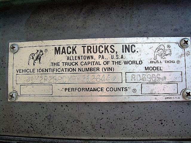 1993 MACK RD690S lb Photo #0082551A